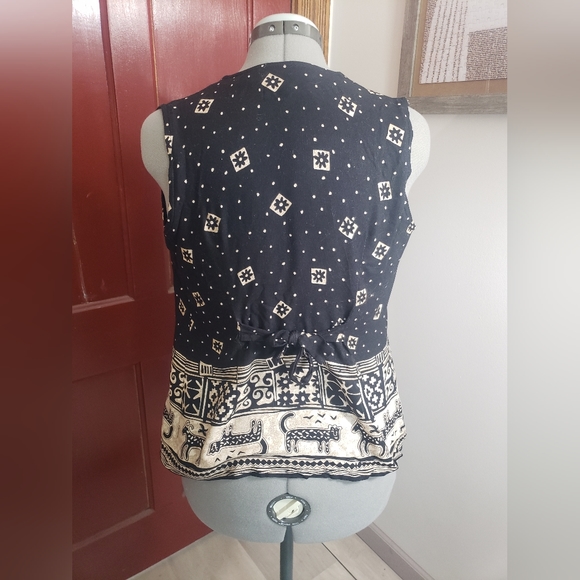 Petite Sophisticate Midwestern Vest - Picture 4 of 5